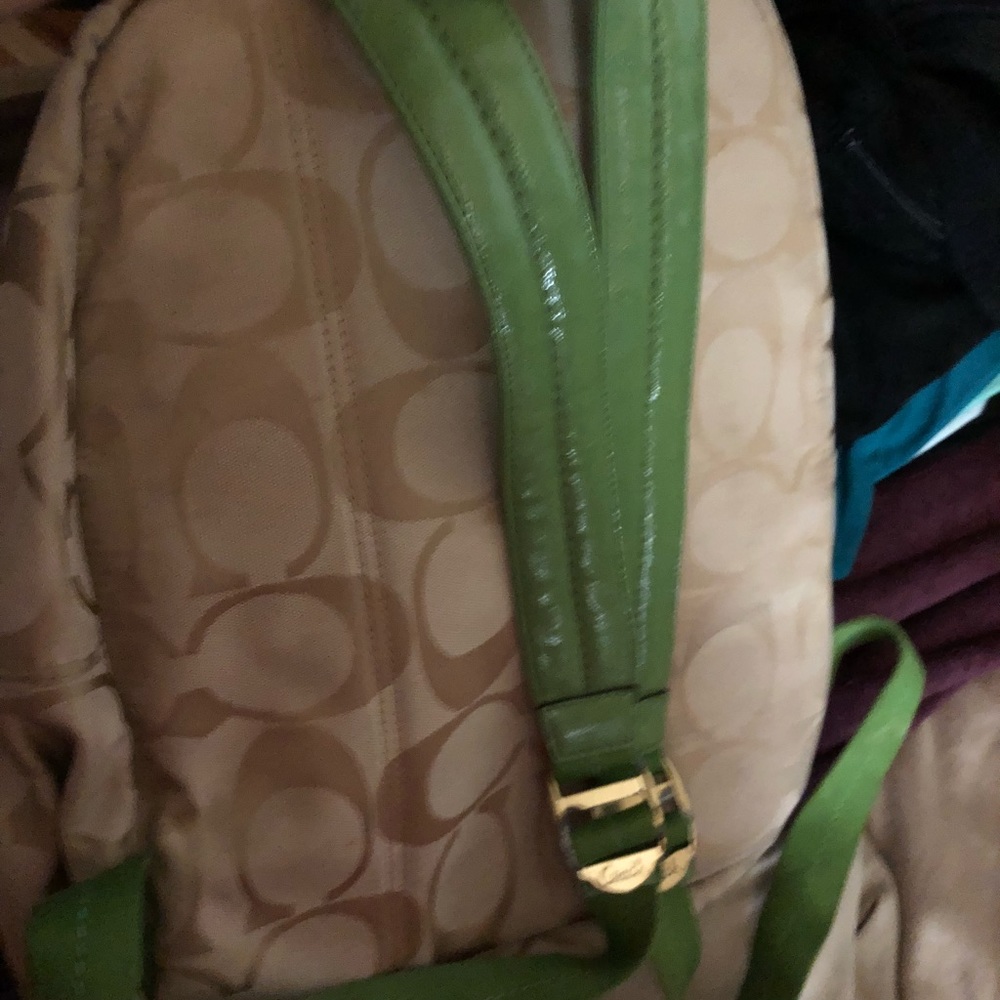 Coach poppy back pack
